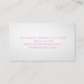 Carte De Visite Design géométrique moderne et professionnel (Dos)