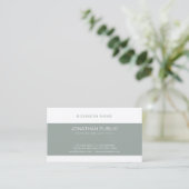 Carte De Visite Design graphique élégant élégant tendance luxe (Debout devant)