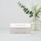 Carte De Visite Design graphique élégant et professionnel Moderne (Debout devant)