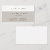 Carte De Visite Design graphique élégant et professionnel Moderne (Devant / Derrière)