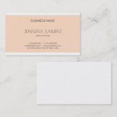 Carte De Visite Design graphique élégant et tendance Luxe moderne (Devant / Derrière)