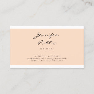 Carte De Visite Design graphique épuré élégant Design tendance Pla