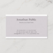 Carte De Visite Design graphique épuré et créatif Design moderne m (Devant)
