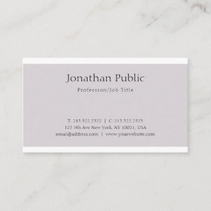 Carte De Visite Design graphique épuré et créatif Design moderne m