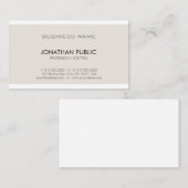Carte De Visite Design graphique moderne élégant tendance professi (Devant / Derrière)