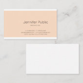 Carte De Visite Design graphique moderne et élégant design tendanc (Devant / Derrière)