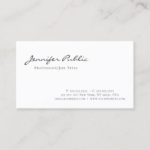 Carte De Visite Design graphique moderne et tendance minimaliste