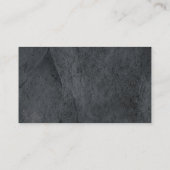 Carte De Visite Design Gris clair texture professionnelle moderne (Dos)