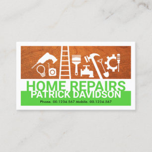 Carte De Visite Design Handyman Signalisation Master Builder