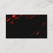 carte de visite design incendie (Dos)