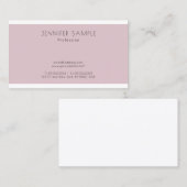 Carte De Visite Design intelligent moderne et créatif Modèle éléga (Devant / Derrière)