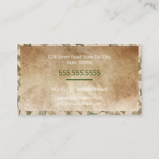 Carte De Visite Design interne (Dos)