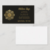 Carte De Visite Design Mandala (Devant / Derrière)