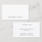 Carte De Visite Design minimal tendance Professionnel Moderne Élég (Devant / Derrière)