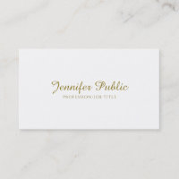 Design minimaliste de script or manuscrit tendance