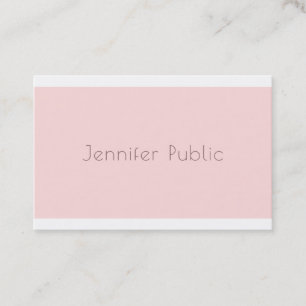 Carte De Visite Design minimaliste élégant Design moderne tendance