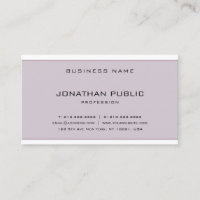 Design minimaliste élégant Moderne Simple violet
