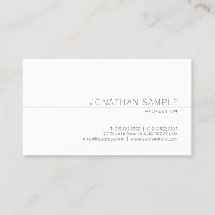Carte De Visite Design minimaliste moderne élégant professionnel