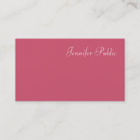 Design minimaliste moderne élégant rouge professio