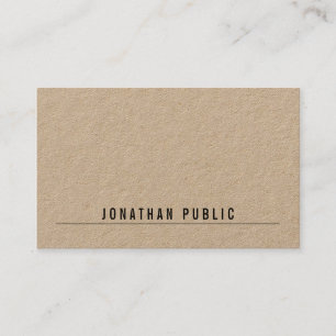 Carte De Visite Design minimaliste moderne professionnel à la mode