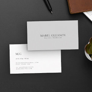 Carte De Visite Design minimaliste moderne Simple Clean Profession