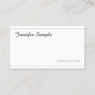 Carte De Visite Design minimaliste Professionnel Moderne Simple
