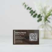 Carte De Visite Design modèle Moderne Massage Thérapie (Debout devant)