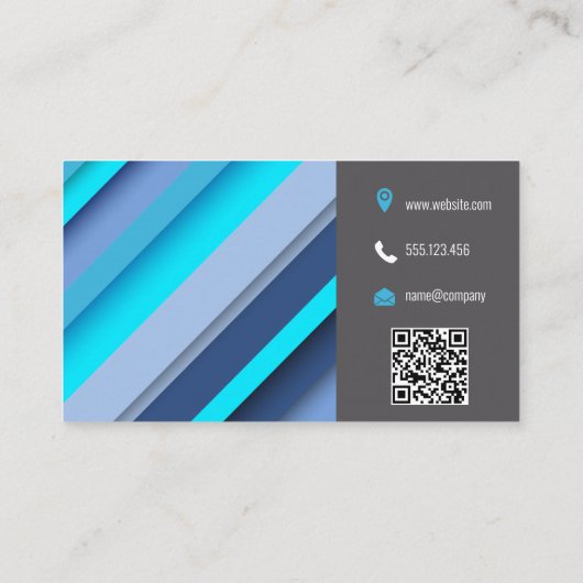 Carte De Visite Design moderne (Dos)