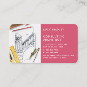 Carte De Visite Design Moderne Architecte Construction