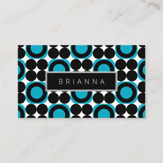 Carte De Visite Design moderne audacieux avec photo et code QR (Devant)