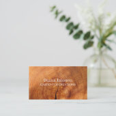 Carte De Visite Design Moderne Construction de menuiserie en bois  (Debout devant)