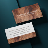 Carte De Visite Design Moderne Construction de menuiserie En Bois