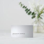 Carte De Visite Design moderne créatif Design élégant sobre tendan (Debout devant)