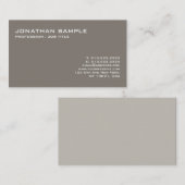 Carte De Visite Design moderne Créatif Simple Plaine tendance (Devant / Derrière)