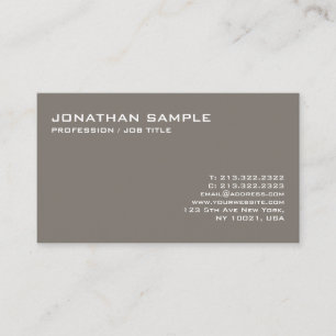Carte De Visite Design moderne Créatif Simple Plaine tendance