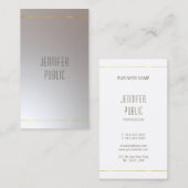 Carte De Visite Design moderne Design professionnel glamour (Devant / Derrière)