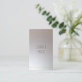 Carte De Visite Design moderne Design professionnel glamour (Debout devant)