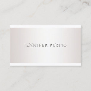 Carte De Visite Design moderne élégant Design simple Modèle Faux A