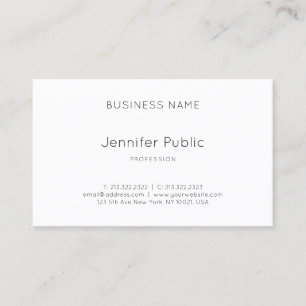 Carte De Visite Design Moderne Élégant Minimaliste Professionnel