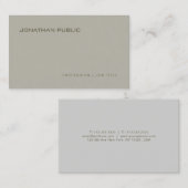 Carte De Visite Design moderne élégant professionnel Modèle élégan (Devant / Derrière)