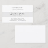 Carte De Visite Design moderne Entreprise Design élégant sobre (Devant / Derrière)