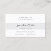 Carte De Visite Design moderne Entreprise Design élégant sobre (Devant)