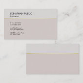Carte De Visite Design moderne et créatif Design élégant professio (Devant / Derrière)