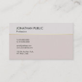 Carte De Visite Design moderne et créatif Design élégant professio (Devant)