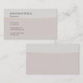 Carte De Visite Design moderne et créatif Design élégant professio (Devant / Derrière)