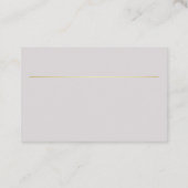 Carte De Visite Design moderne et professionnel design élégant sob (Dos)