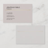 Carte De Visite Design moderne et professionnel design élégant sob (Devant / Derrière)