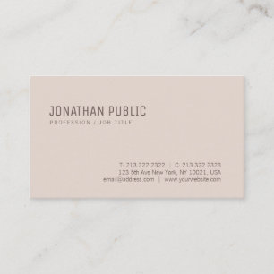 Carte De Visite Design moderne et propre design élégant Couleurs s