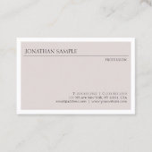 Carte De Visite Design moderne et tendance Design simple Élégant P (Devant)