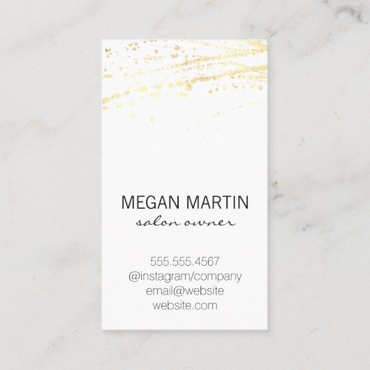 Carte De Visite Design moderne [ Exécutif ] (Dos)